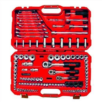 120pcs 1/4 "와 3/8 및 1/2 닥터 소켓 렌치 세트