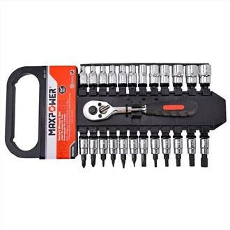 25PCS 1/4" 닥터 소켓 렌치 세트