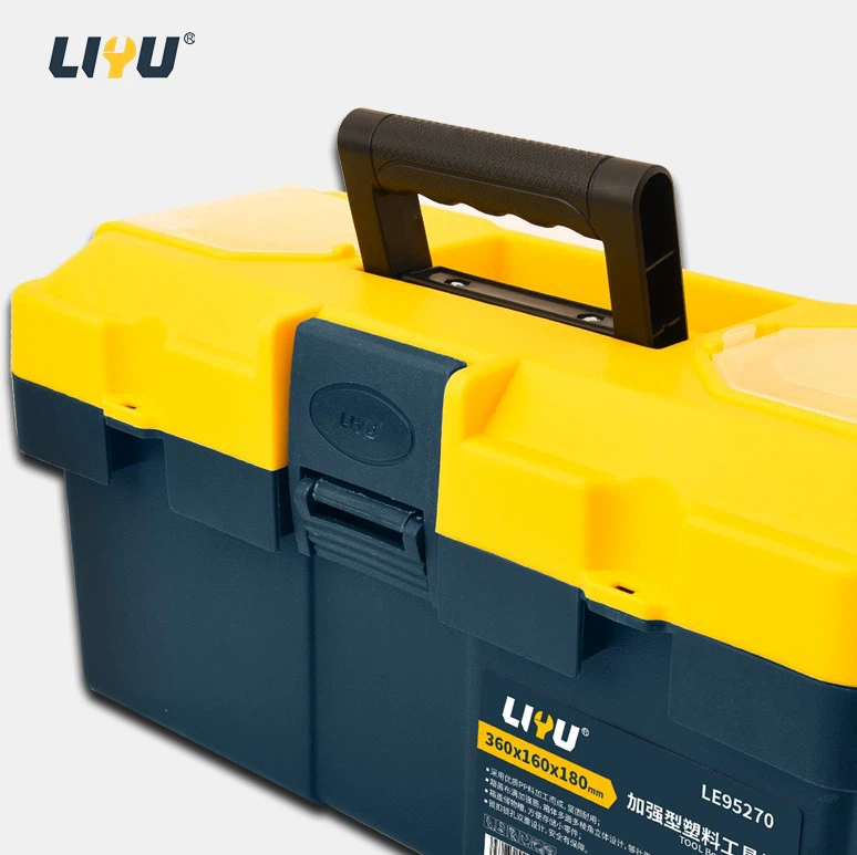 Reinforced Tool Box Empty Box Plastic Storage Box Multifunctional Maintenance Household Hardware Storage Box best